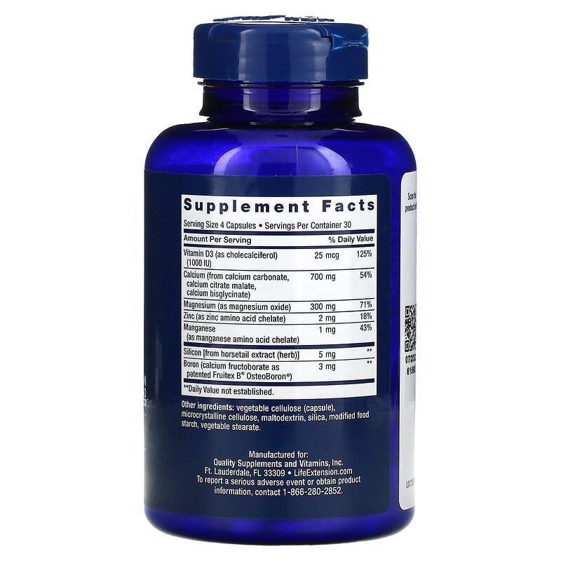 Life Extension, Bone Restore, 120 Capsules 737870172611