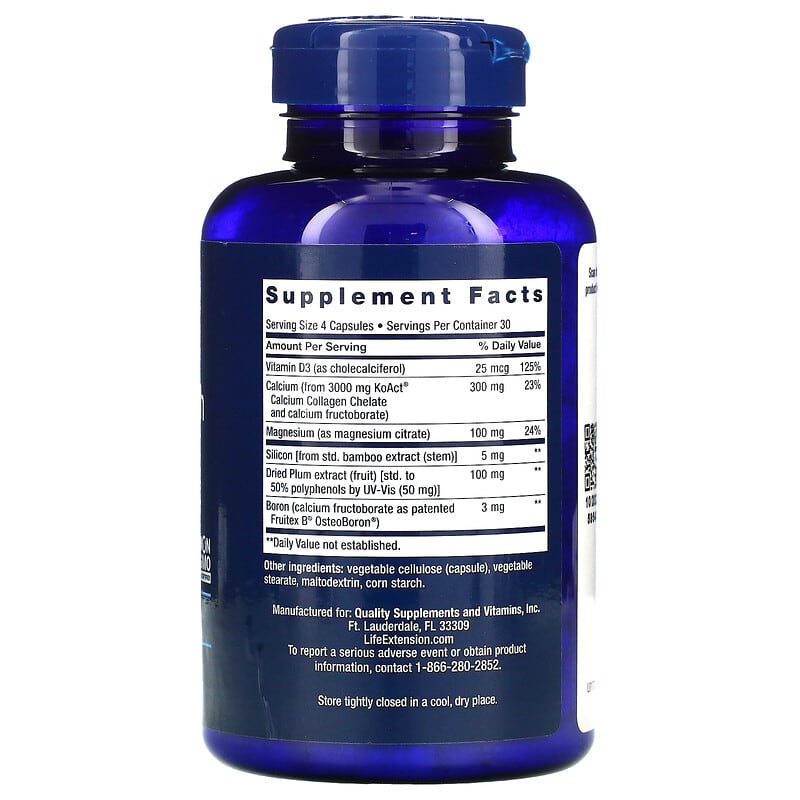 Life Extension, Bone Strength Collagen Formula, 120 Capsules 737870172512