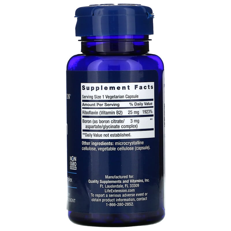 Life Extension, Boron, 3 mg, 100 Vegetarian Capsules 737870166115