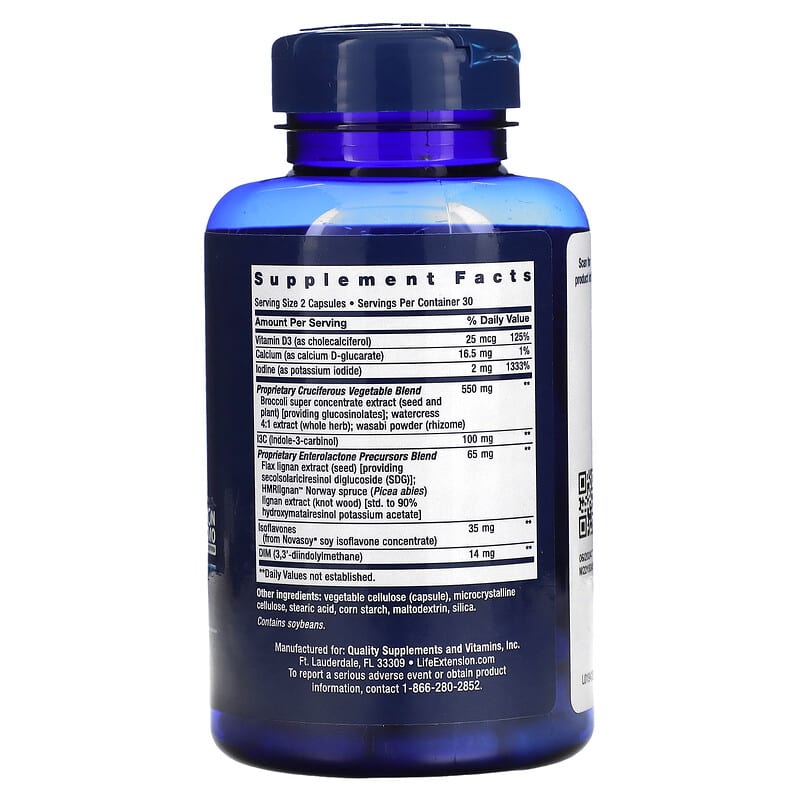 Life Extension, Breast Health Formula, 60 Capsules 737870194262