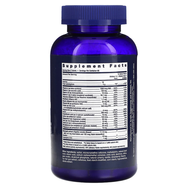 Life Extension, Children's Formula, Life Extension Mix, Natural Berry, 120 Chewable Tablets 737870219910