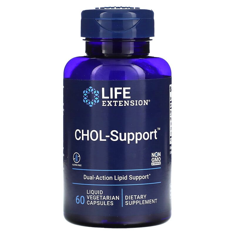 Life Extension CHOL-Support 60 Liquid Vegetarian Capsules 737870191063