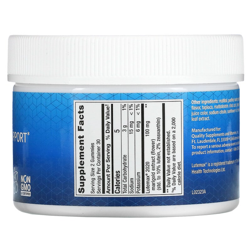 Life Extension, Digital Eye Support, Filters Blue Light, Berry, 60 Gummies 737870232360