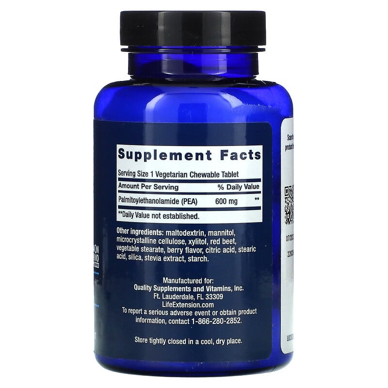 Life Extension, Discomfort Relief, Berry, 60 Vegetarian Chewable Tablets 737870230366