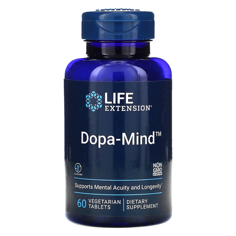 Life Extension Dopa-Mind 60 Vegetarian Tablets 737870200666