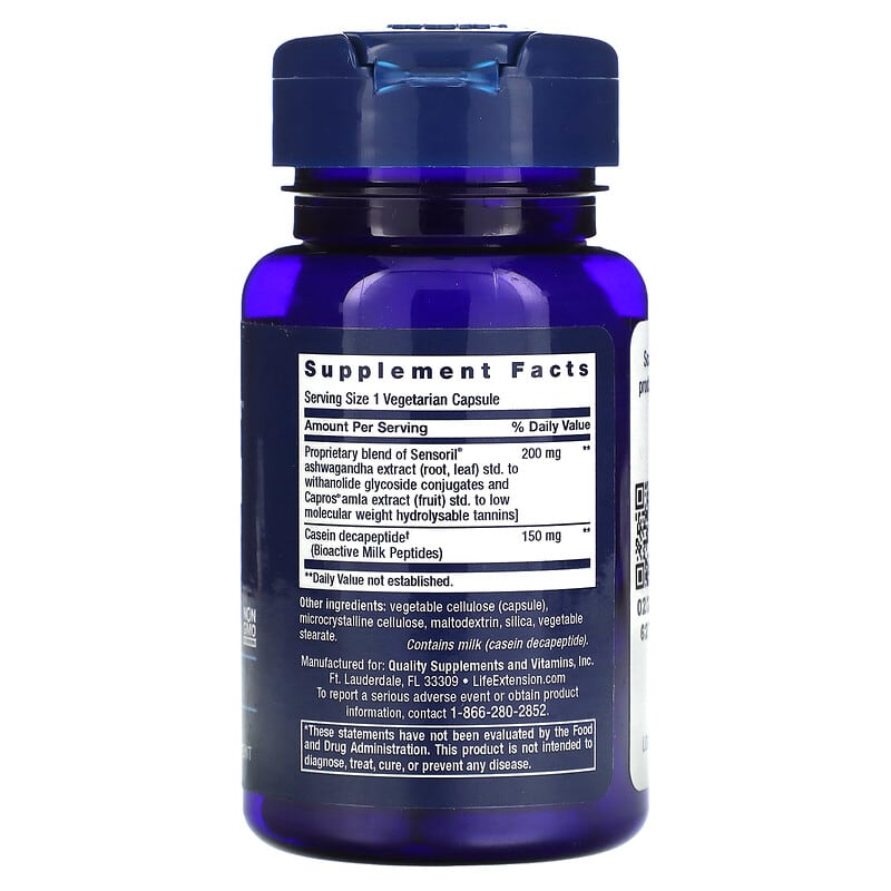 Life Extension, Enhanced Sleep without Melatonin, 30 Vegetarian Capsules 737870151135