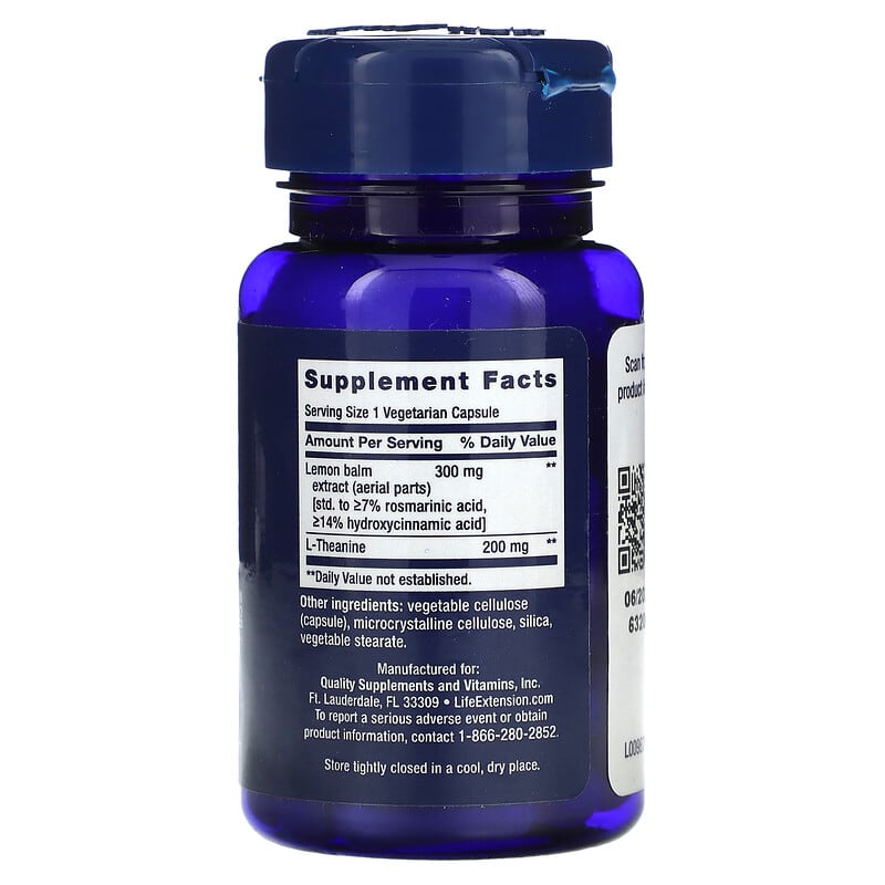 Life Extension, Enhanced Stress Relief, 30 Vegetarian Capsules 737870987031