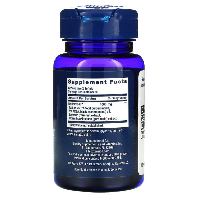 Life Extension, Fast Acting Relief, 60 Softgels 737870243069