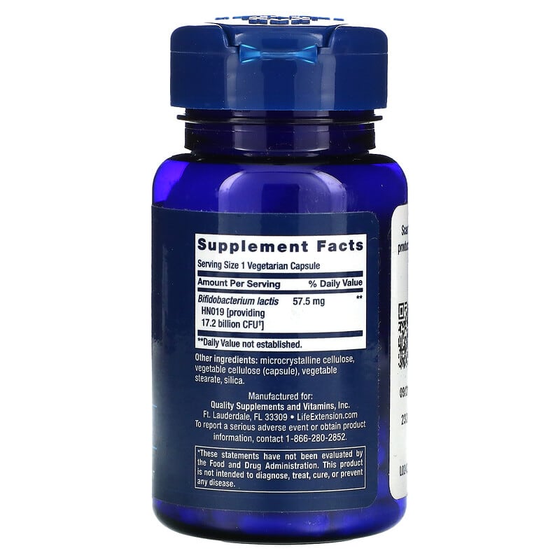 Life Extension, Florassist, Daily Bowel Regularity, 30 Vegetarian Capsules 737870242130