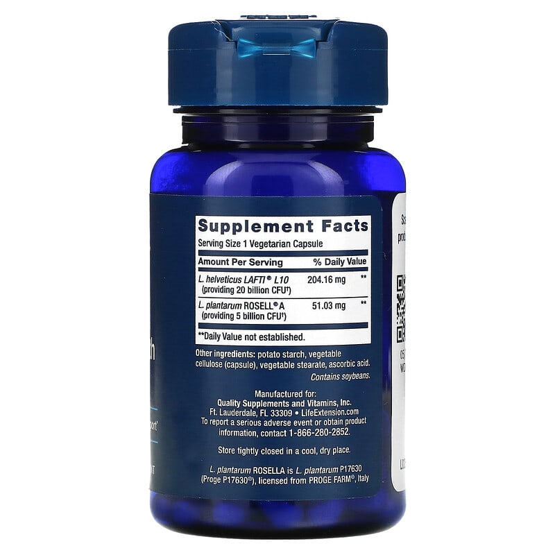 Life Extension, FLORASSIST Probiotic, Women's Health, 30 Vegetarian Capsules 737870250531