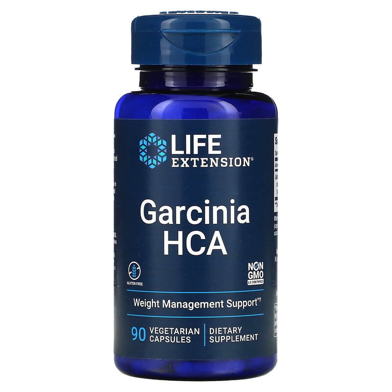 Life Extension Garcinia HCA 90 Vegetarian Capsules 737870173809