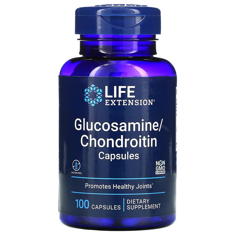 Life Extension Glucosamine/Chondroitin Capsules 100 Capsules 737870522102