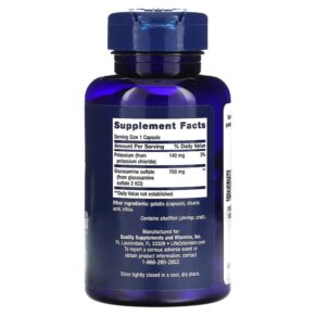 Life Extension, Glucosamine Sulfate, 750 mg, 60 Capsules 737870242062