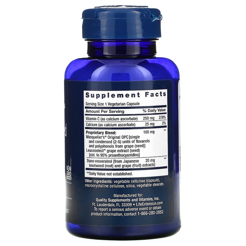 Life Extension, Grapeseed Extract, 100 mg, 60 Vegetarian Capsules 737870221166