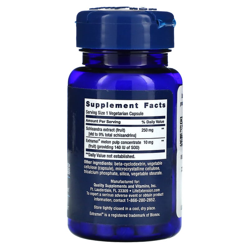 Life Extension, Liver Efficiency Formula, 30 Vegetarian Capsules 737870160830