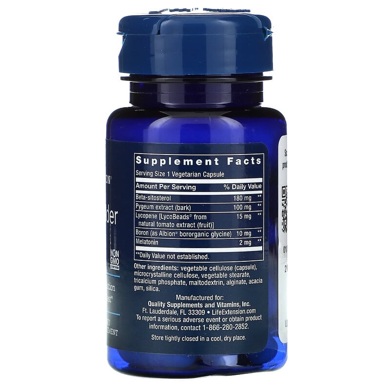 Life Extension, Men's Bladder Control, 30 Vegetarian Capsules 737870230632