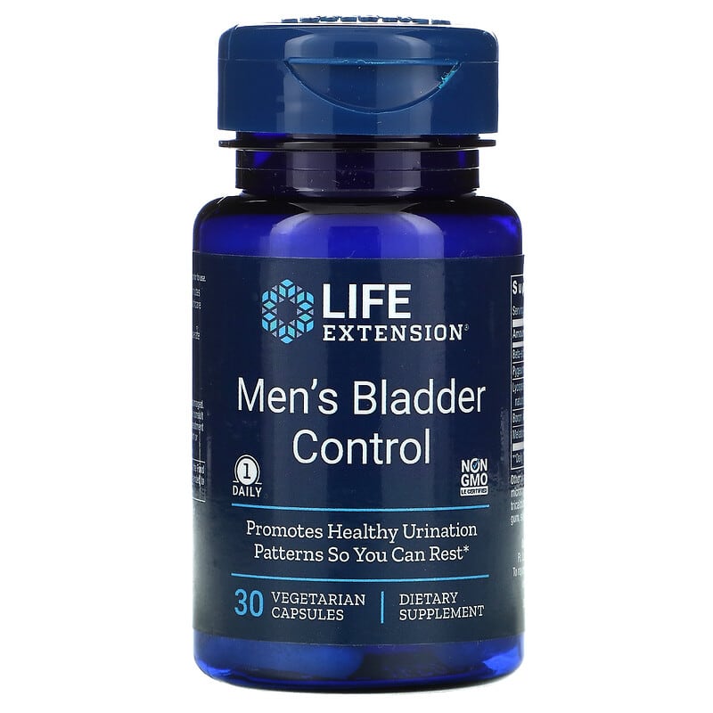 Life Extension Men's Bladder Control 30 Vegetarian Capsules 737870230632