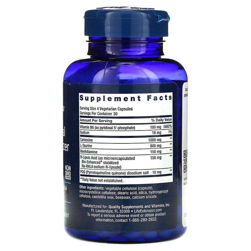 Life Extension, Mitochondrial Energy Optimizer with PQQ, 120 Vegetarian Capsules 737870186816