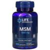 Life Extension MSM 1,000 mg 100 Capsules 737870451105
