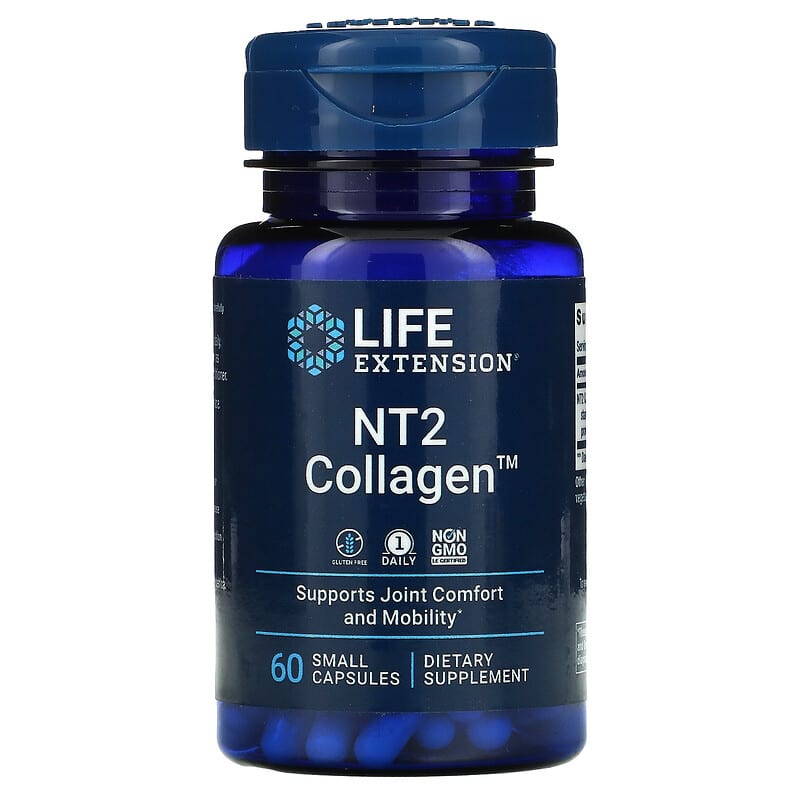 Life Extension NT2 Collagen 60 Small Capsules 737870223160