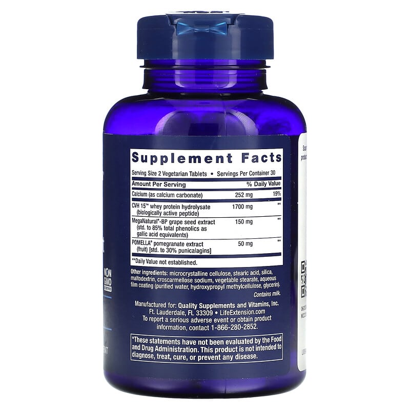 Life Extension, Optimal BP Management, 60 Vegetarian Tablets 737870984061