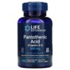 Life Extension Pantothenic Acid Vitamin B-5 500 mg 100 Vegetarian Capsules 737870202813