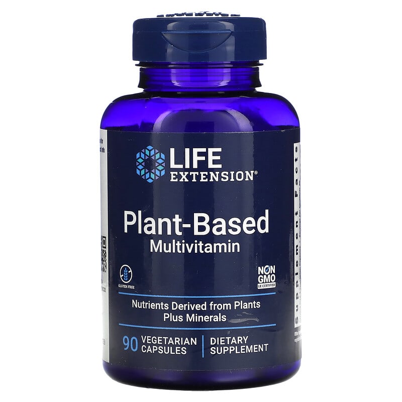 Life Extension Plant-Based Multivitamin 90 Vegetarian Capsules 737870242895