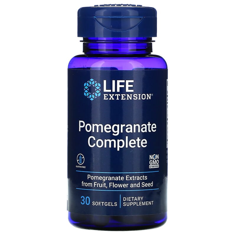 Life Extension Pomegranate Complete 30 Softgels 737870195337