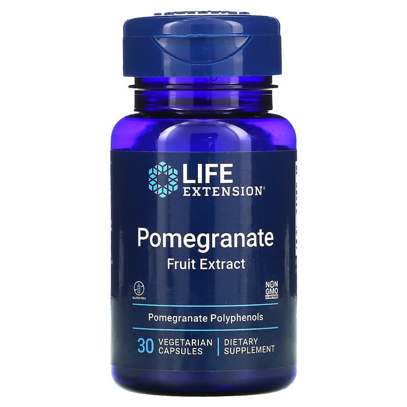 Life Extension Pomegranate Fruit Extract 30 Vegetarian Capsules 737870956037