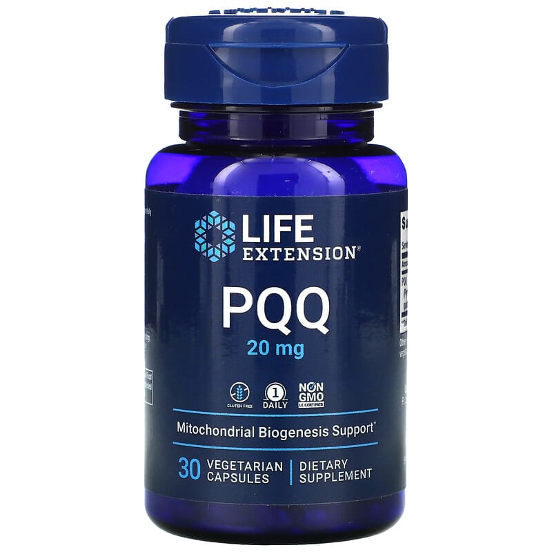 Life Extension PQQ  20 mg 30 Vegetarian Capsules 737870164739
