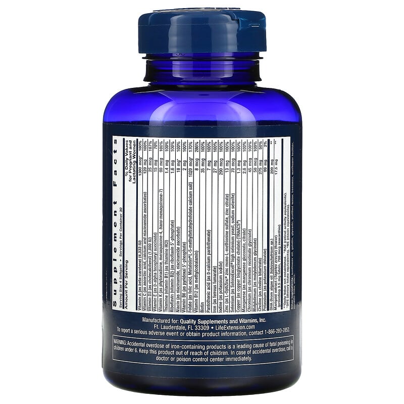 Life Extension, Prenatal Advantage, 120 Easy-To-Swallow Softgels 737870231912