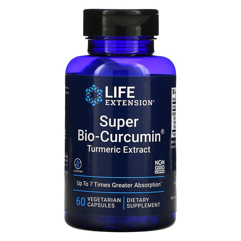 Life Extension Super Bio-Curcumin 60 Vegetarian Capsules 737870407065