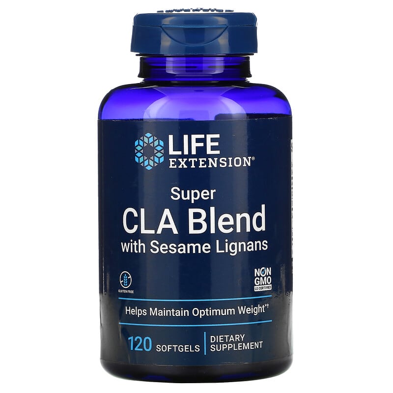 Life Extension Super CLA Blend with Sesame Lignans 120 Softgels 737870818120