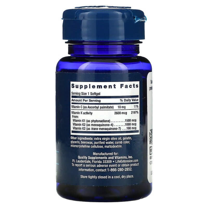 Life Extension, Super K, 90 Softgels 737870233435