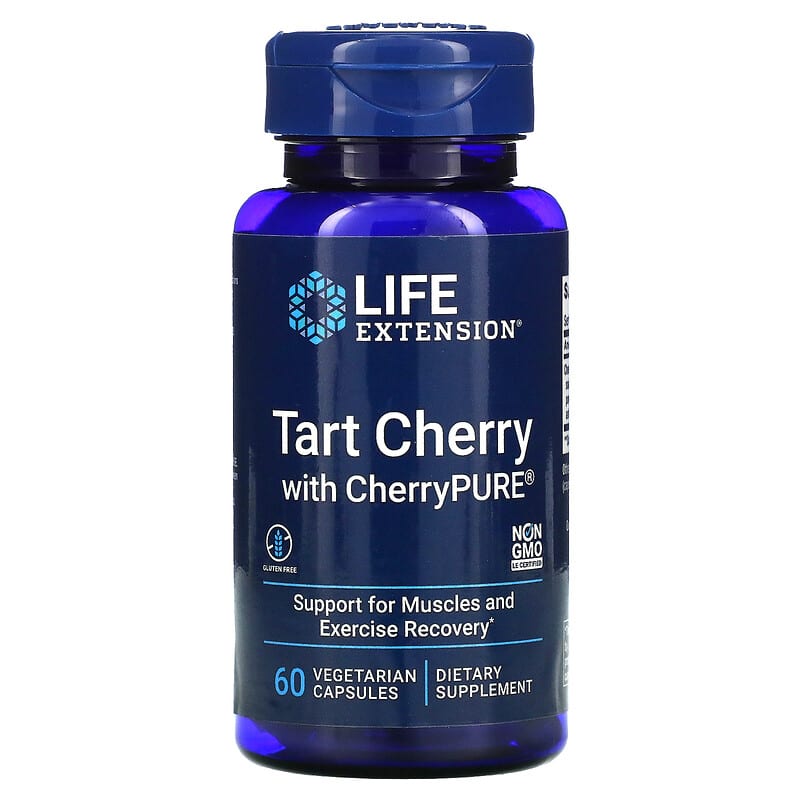 Life Extension Tart Cherry with CherryPURE 60 Vegetarian Capsules 737870202363