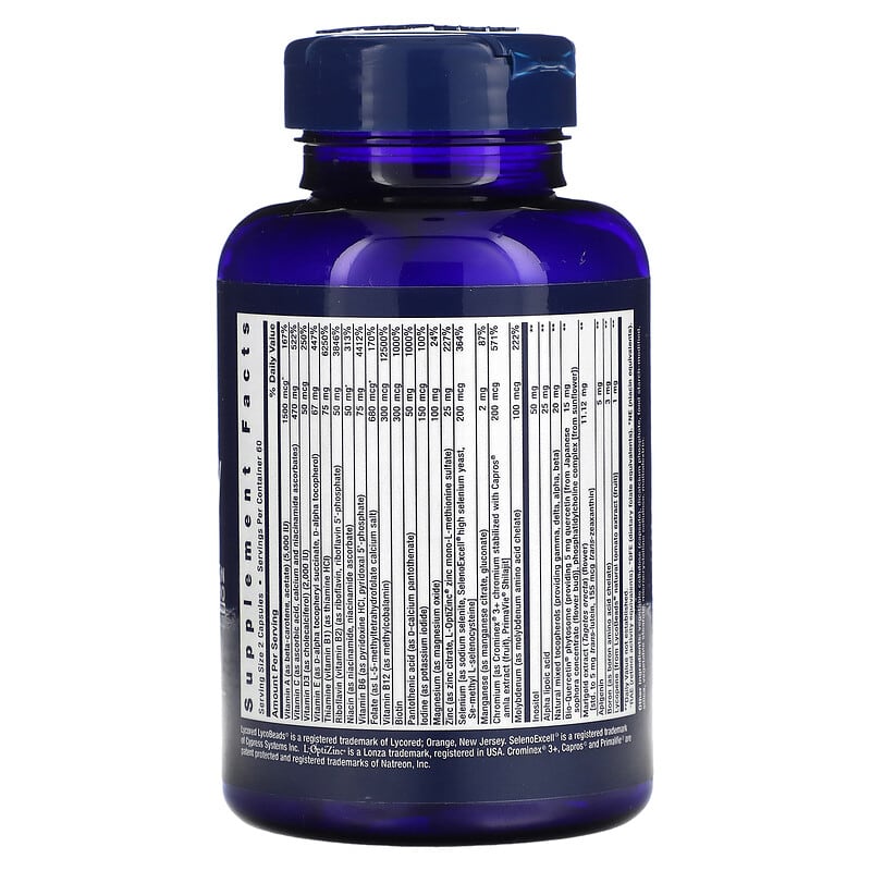 Life Extension, Two-Per-Day Multivitamin, 120 Capsules 737870231417