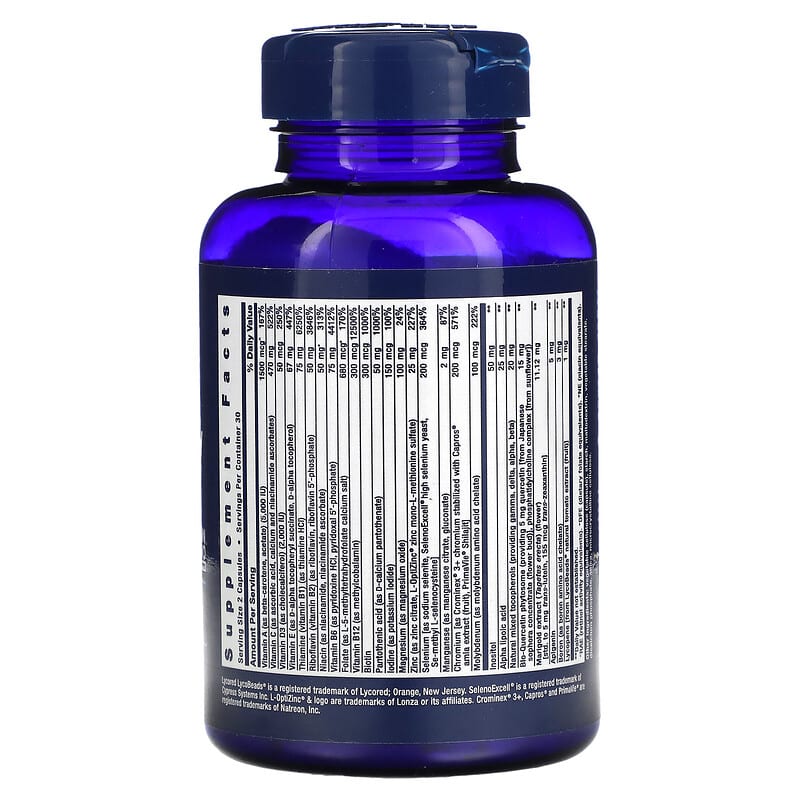 Life Extension, Two-Per-Day Multivitamin, 60 Capsules 737870231769