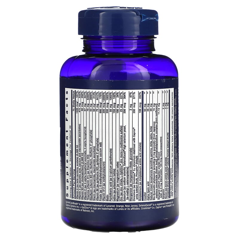 Life Extension, Two-Per-Day Multivitamin, 60 Tablets 737870231660