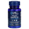 Life Extension Vegan Vitamin D3 125 mcg (5000 IU) 60 Vegan Capsules 737870242260