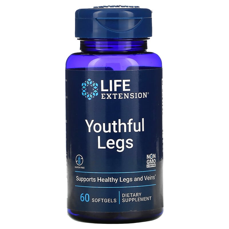 Life Extension Youthful Legs  60 Softgels 737870225263