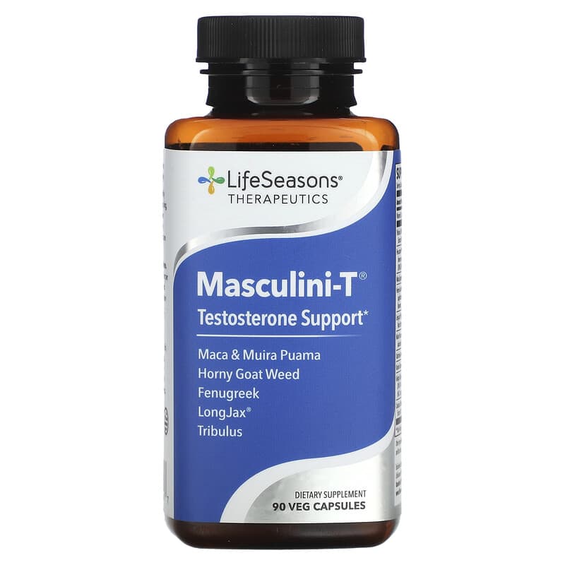 LifeSeasons Masculini-T Testosterone Support 90 Veg Capsules 853760002247