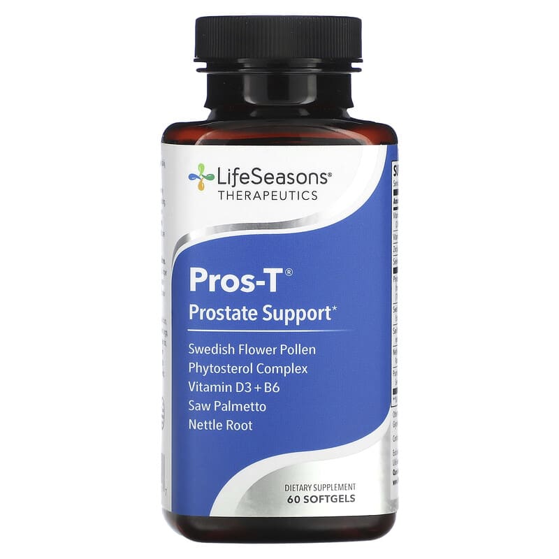 LifeSeasons Pros-T Prostate Support 60 Softgels 853760002117