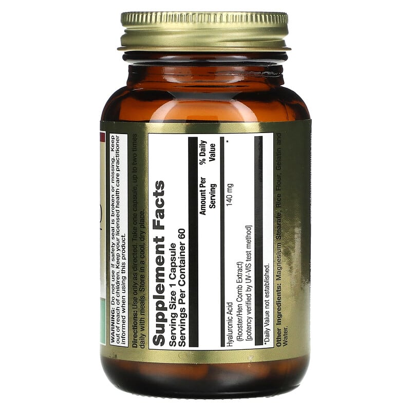 LifeTime Vitamins, Natural Hyaluronic Acid, 140 mg, 60 Capsules 53232290176