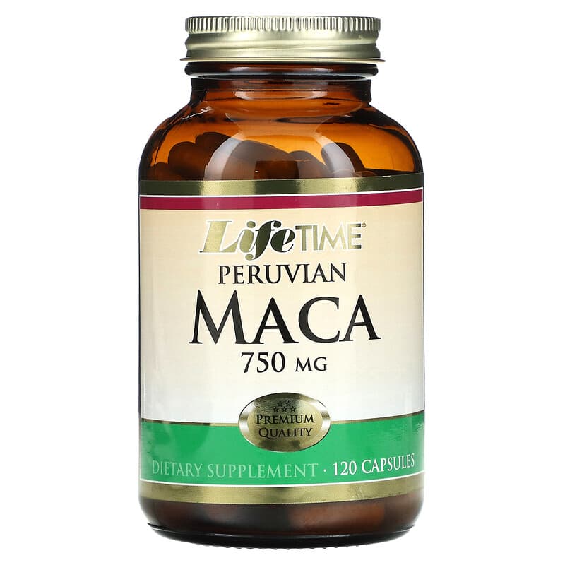 LifeTime Vitamins Peruvian Maca 750 mg 120 Capsules 53232500657