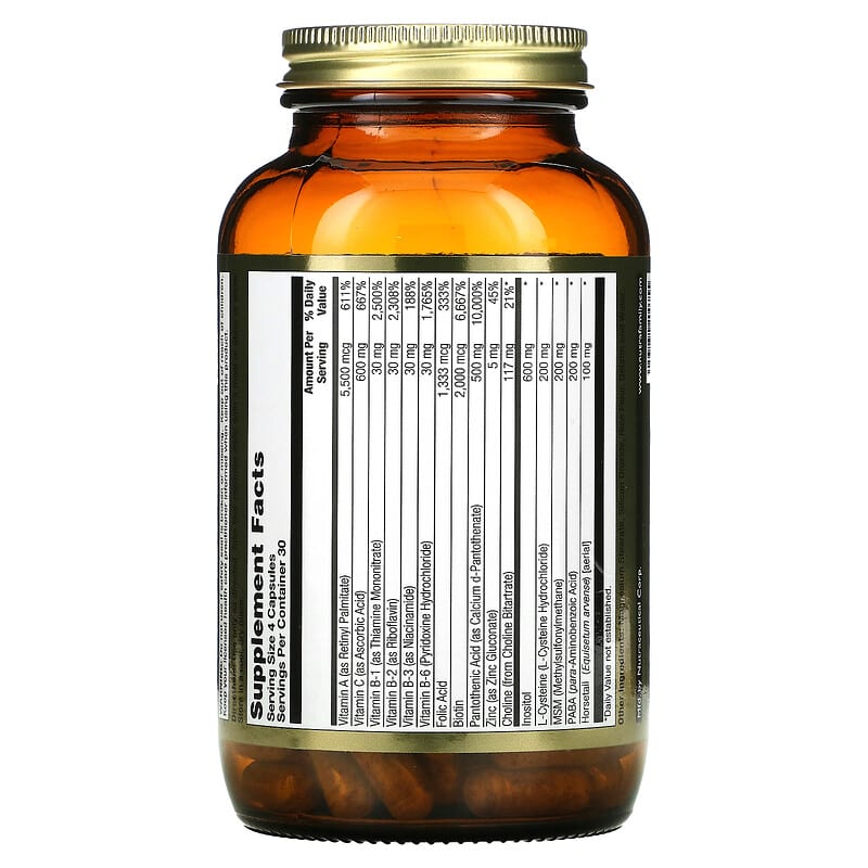LifeTime Vitamins, Supreme Vital Hair with MSM, 120 Capsules 53232200755