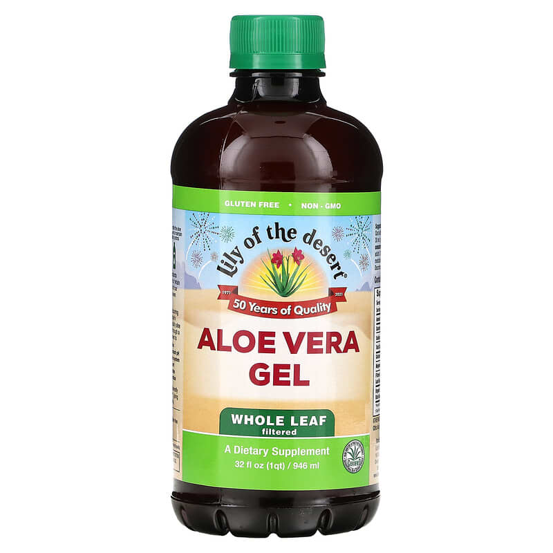 Lily of the Desert Aloe Vera Gel Whole Leaf Filtered 32 fl oz (946 ml) 26395200320
