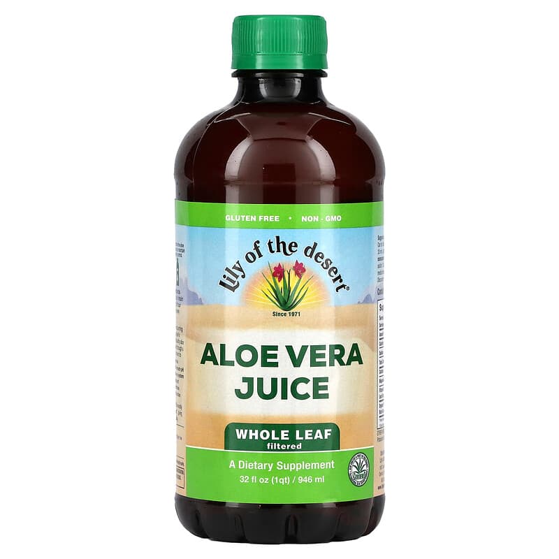 Lily of the Desert Aloe Vera Juice Whole Leaf Filtered 32 fl oz (946 ml) 26395300327