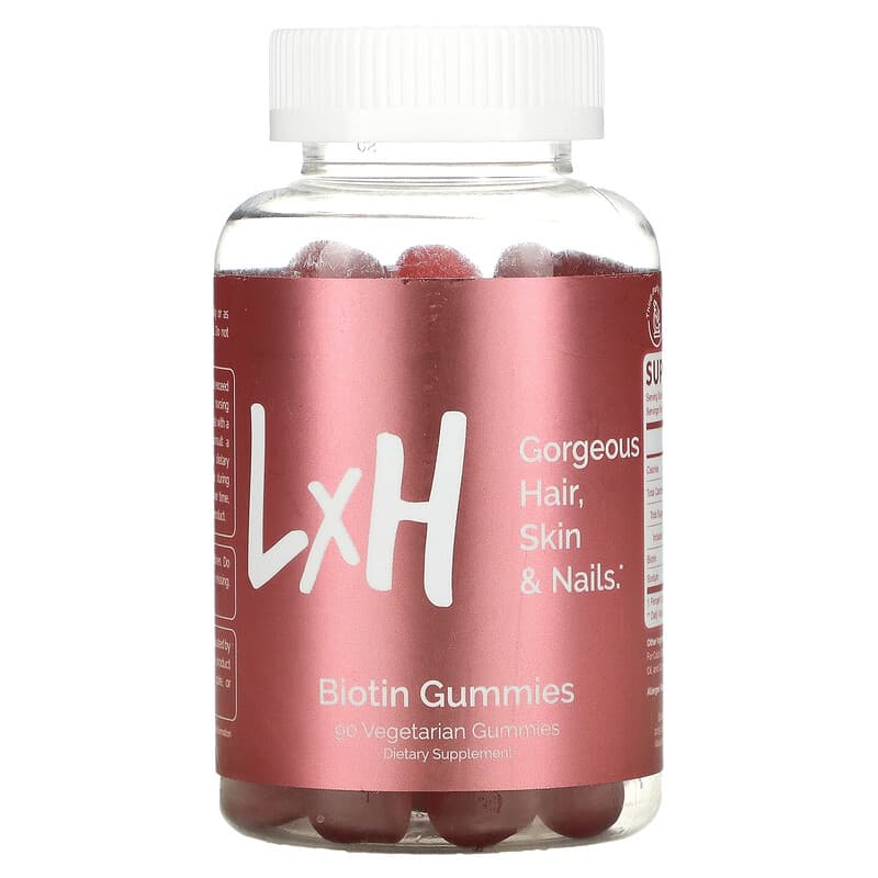 LxH Biotin Gummies 90 Vegetarian Gummies 850019396003