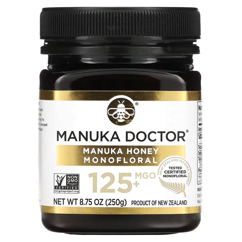 Manuka Doctor Manuka Honey Monofloral MGO 125+ 8.75 oz (250 g) 850312008078