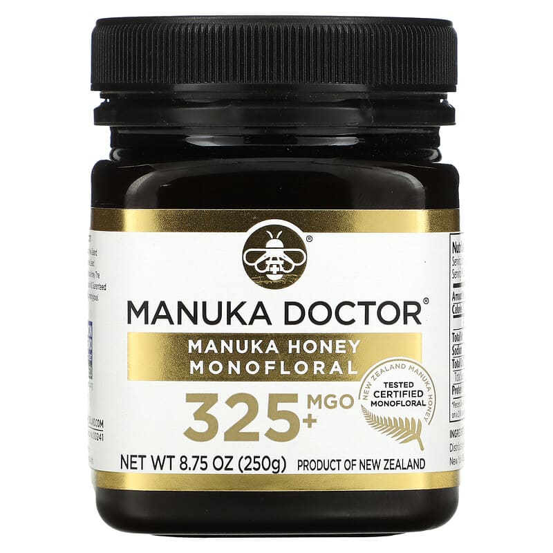 Manuka Doctor Manuka Honey Monofloral MGO 325+ 8.75 oz (250 g) 850312008092